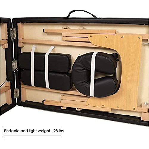 Her Majesty Portable Massage Table Massage Bed Spa Bed 84 Inches Long Portabl...