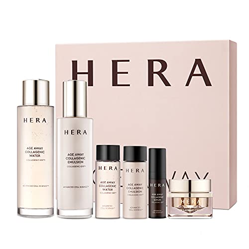 HERA Age Away Anti-aging 3-Piece Skin Care Set, With Collagenic Water Emulsio...
