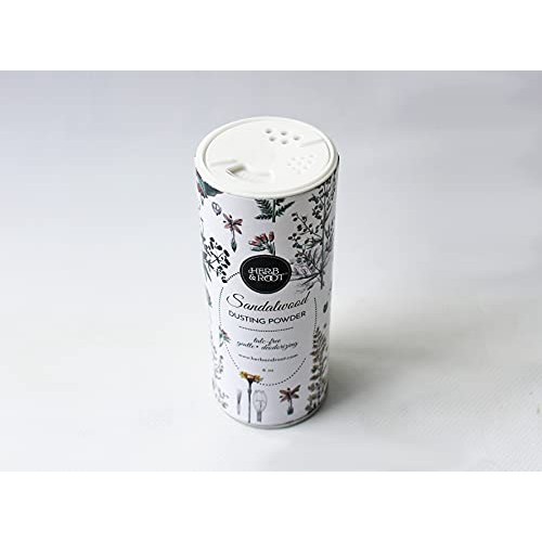 Sandalwood Scented Body Dusting Powder for Men or Women, Talc Free, Prevent C...