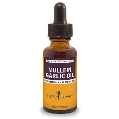 Herb Pharm Mullein Garlic Herbal Oil - 1 Ounce