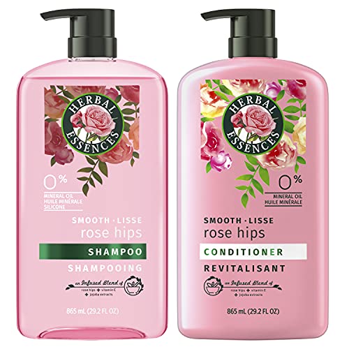 Herbal Essences Shampoo and Conditioner, Vitamin E, Rose Hips and Jojoba Extr...