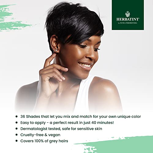 Herbatint Permanent Haircolor Gel, 2N Brown, 4.56 Ounce