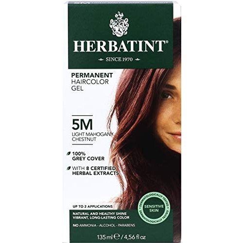 Herbatint Permanent Haircolor Gel Chestnut 4.5 Ounce, Light Mahogany Chestnut...