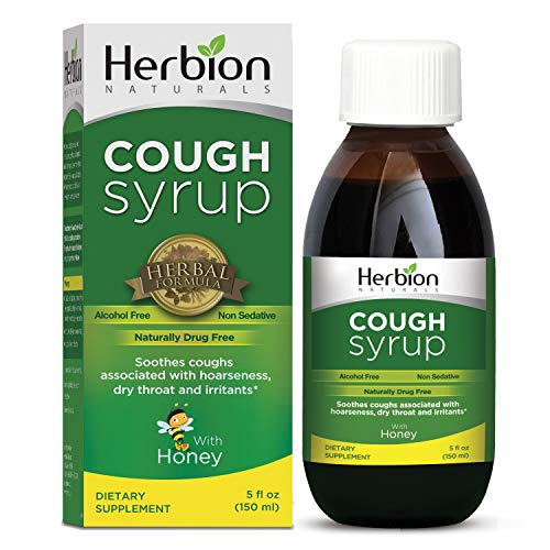 Herbion Naturals, Cough Syrup with El Jarabe Para La Tos Con Miel Naturally T...