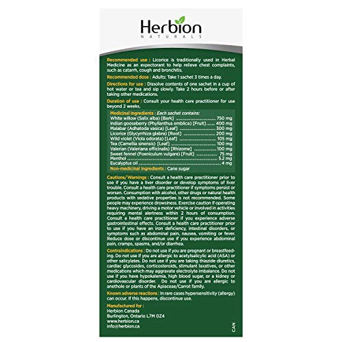 Herbion Naturals Respiratory Care Granules, 10 Count