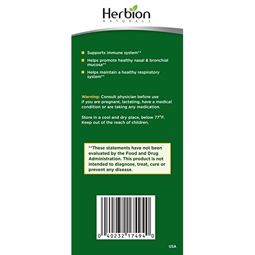 Herbion Naturals Respiratory Care Granules With Natural Lemon Flavor, 10 coun...