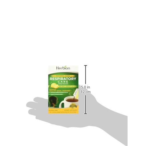 Herbion Naturals Respiratory Care Granules With Natural Lemon Flavor, 10 coun...