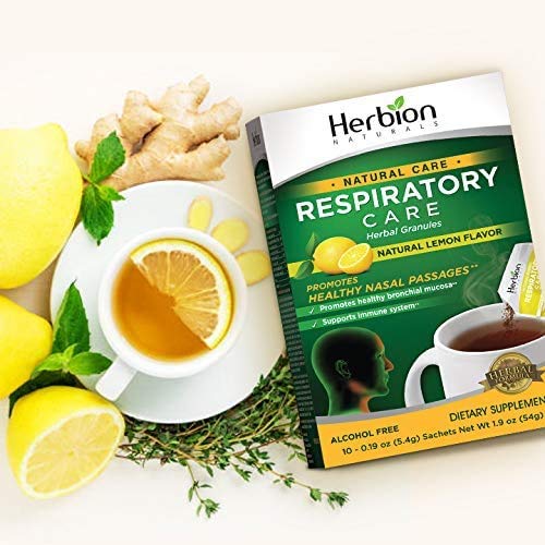 Herbion Naturals Respiratory Care (Pack of 2 Lemon)