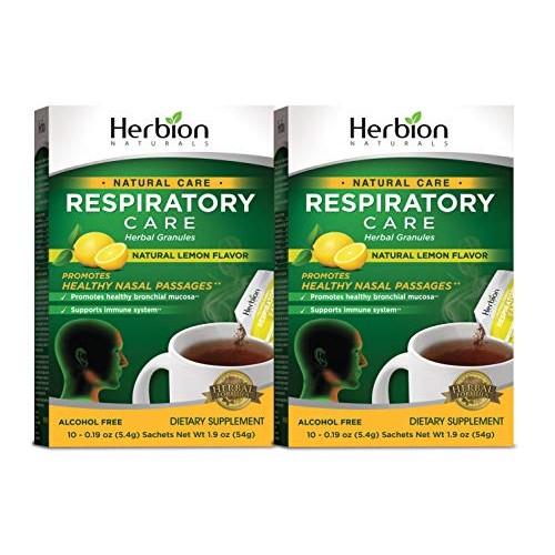 Herbion Naturals Respiratory Care (Pack of 2 Lemon)