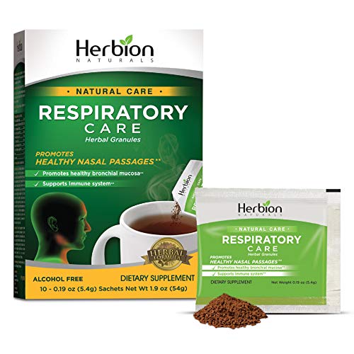 Herbion Naturals Respiratory Care Herbal Granules – 10 Ct for The Whole Famil...