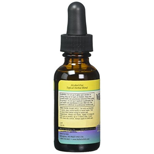 Herbs for Kids Willow/Garlic Ear Oil, Unscented (Btl-Glass) | 1oz
