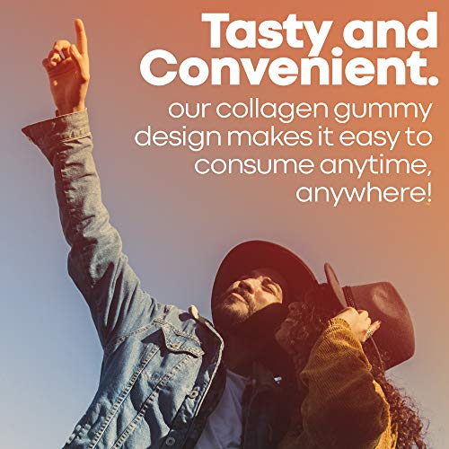 Multi Collagen Gummies Type 1,2,3,5 & 10 with Biotin for Hair Growth, Skin, N...