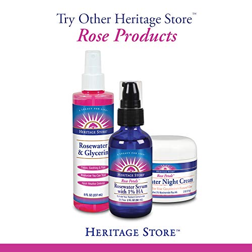 Heritage Store Aura Glow, Rose | Body & Massage Oil | For Beautiful Skin & Ha...