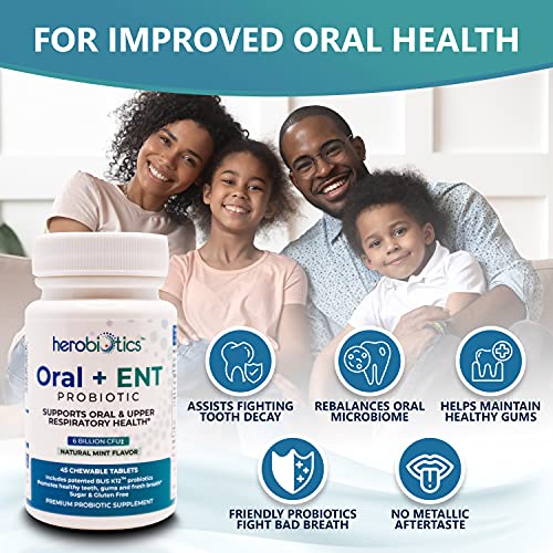Oral Probiotics for Bad Breath, Gingivitis, Strep Throat, Tonsil Stones, Gums...