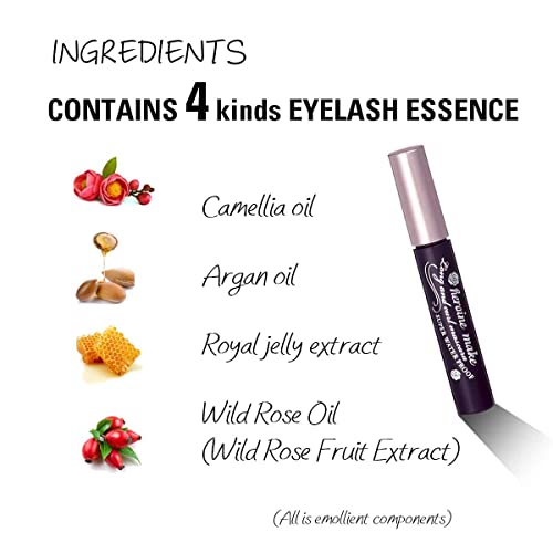 HEROINE MAKE Long and Curl Mascara Super WP 01 Jet Black (1 Pack)