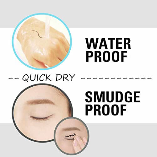 KISSME HEROINE MAKE Smooth Liquid Eyeliner Super Keep 01 Jet Black