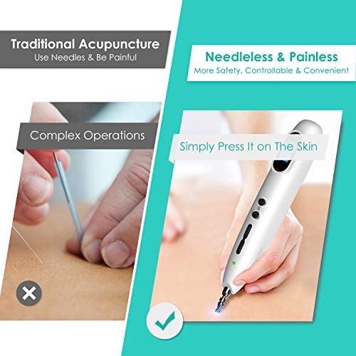 Electronic Acupuncture Pen Pain Relief Therapy Meridian Pen Electric Meridian...