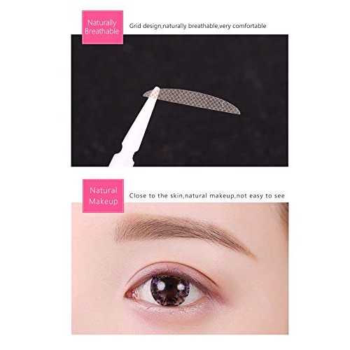 by a Box Makeup Breathable Eyelid 1200Pcs Tape Big Eye Decoration Invisible D...