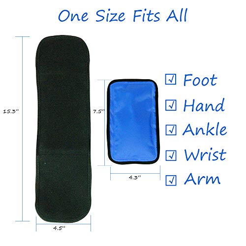 Cold Therapy Socks (w/Compression Strap) - Ice Pack Socks Man/Woman Cooling S...