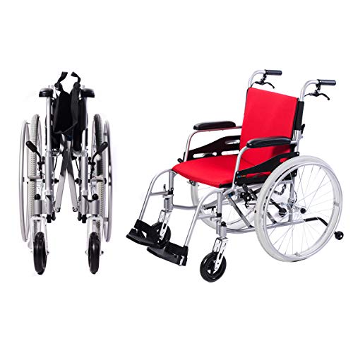 Hi-Fortune Magnesium Wheelchair 21lbs Lightweight Self-propelled Chair with T...