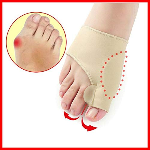 HiiBaby 2pcs Big Bone Orthopedic Bunion Correction Pedicure Socks Silicone Ha...