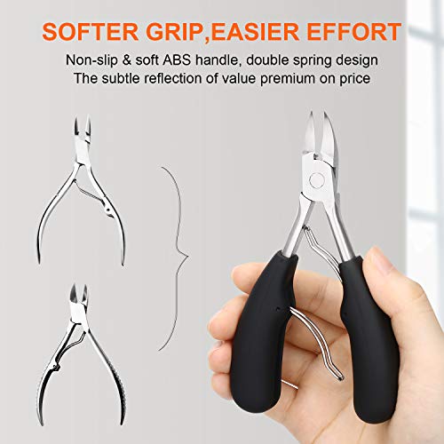 HIBOX 3 in 1 Ingrown Toenail Tools, surgical stainless pedicure manicure tool...