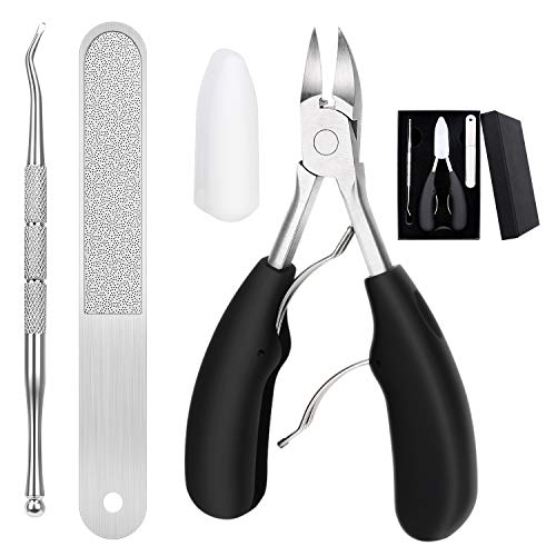 HIBOX 3 in 1 Ingrown Toenail Tools, surgical stainless pedicure manicure tool...