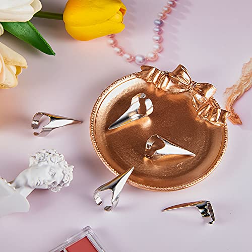 10 Pieces Adjustable Hair Parting and Selecting Tool Hair Sectioning Ring Nai...