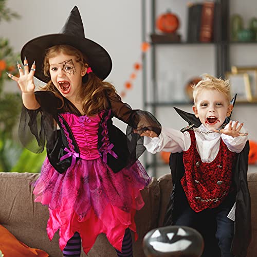 10 Pieces Finger Claws Cosplay Claws Rings Full Finger Set Retro Metal Nail P...