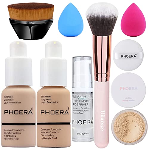 PHOERA Foundation, Full Coverage Foundation, PHOERA Primer, PHOERA Powder, PH...