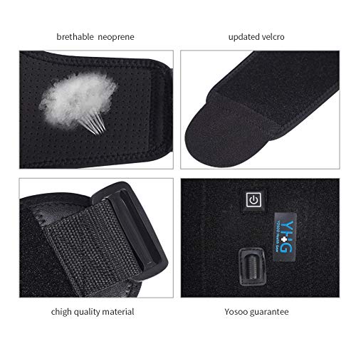 Shoulder Brace, Heated Shoulder Wrap, Adjustable Heating Shoulder, Support 3 ...