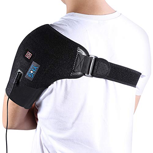 Shoulder Brace, Heated Shoulder Wrap, Adjustable Heating Shoulder, Support 3 ...