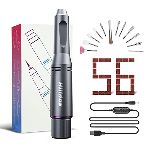 Hilldow 30000 RPM Nail Drill Machine, Portable Electric Nail File for Acrylic...