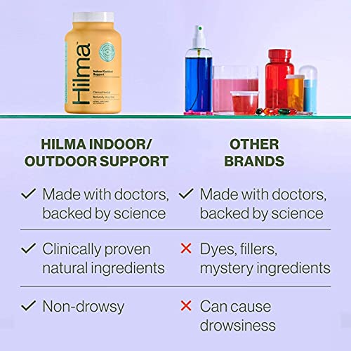 Hilma Natural Sinus Support - Allergy Relief with Butterbur, Stinging Nettles...
