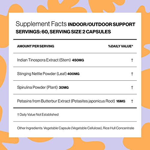 Hilma Natural Sinus Support - Allergy Relief with Butterbur, Stinging Nettles...