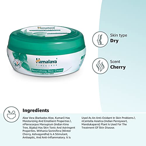 Himalaya Nourishing Skin Renewal Cream Ultra Hydrating for Soft Skin, 1.69 oz