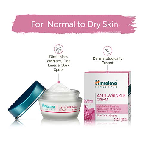 Himalaya Anti-Wrinkle Cream for Reducing Wrinkles, Fine Lines and Dark Spots,...