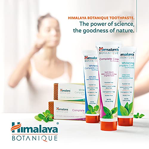 Himalaya Botanique Complete Care Toothpaste, Plaque Reducer for Brighter Teet...