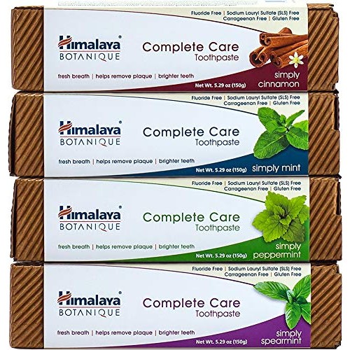 Himalaya Botanique Complete Care Toothpaste, Plaque Reducer for Brighter Teet...