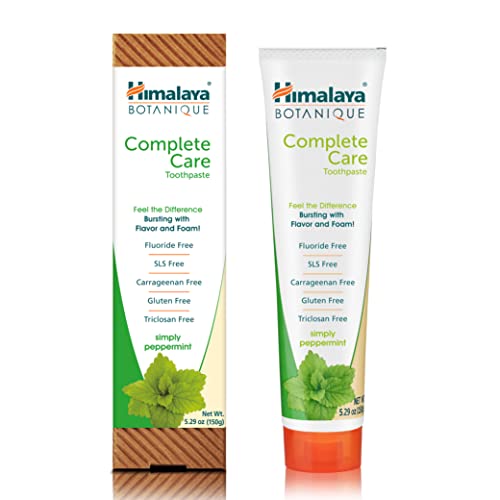 Himalaya Botanique Complete Care Toothpaste, Simply Peppermint, Plaque Reduce...