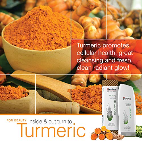Himalaya Botanique Face Wash Enriched with neem and turmeric purifies the ski...
