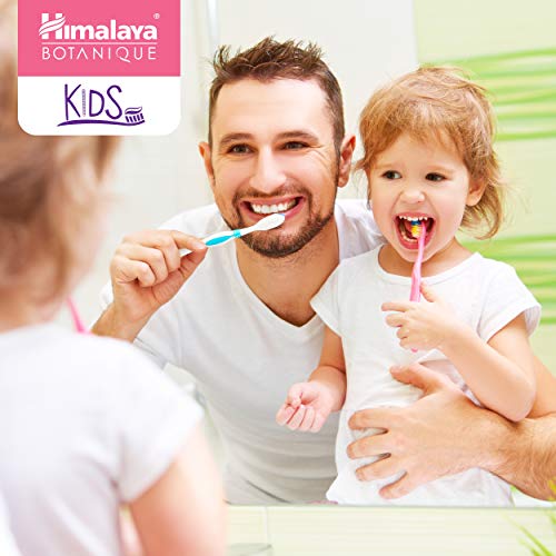 Himalaya Botanique Kids Toothpaste, Bubble Gum Flavor to Reduce Plaque and Ke...