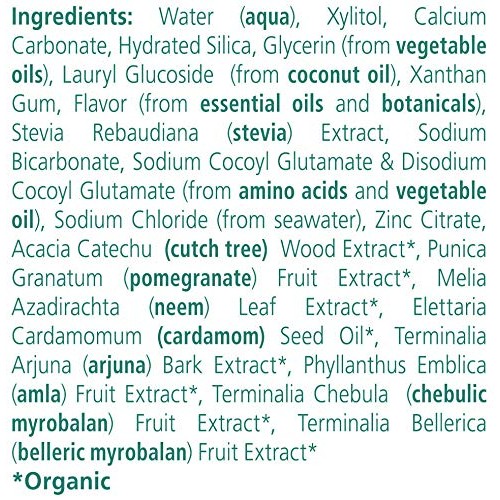 Himalaya Botanique Kids Toothpaste, Cool Mint Flavor to Reduce Plaque and Kee...