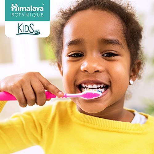 Himalaya Botanique Kids Toothpaste, Cool Mint Flavor to Reduce Plaque and Kee...