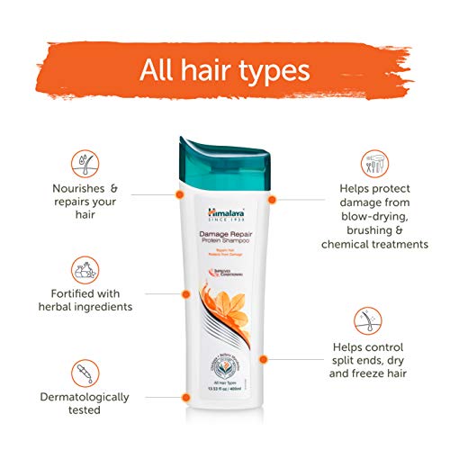---Himalaya Damage Repair Protein Shampoo for Dry, Frizzy or Damaged Hair, 13...