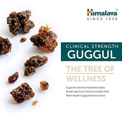 Himalaya Guggul, Cholesterol Supplement for Healthy LDL, HDL and Triglyceride...
