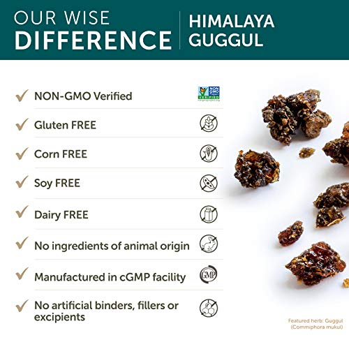 Himalaya Guggul, Cholesterol Supplement for Healthy LDL, HDL and Triglyceride...