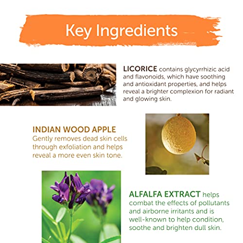 Himalaya Men's Power Glow Licorice Face Wash, Daily Facial Cleanser for Healt...