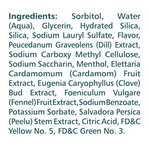 Himalaya Mint Fresh Gel Toothpaste, Fluoride Free to Reduce Plaque & Brighten...