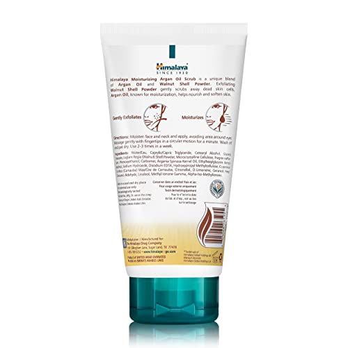 Himalaya Moisturizing Argan Oil Scrub to Soften Skin & Remove Dead Skin Cells...